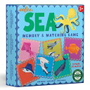 ボードゲーム 英語 アメリカ 海外ゲーム eeBoo: Sea Little Square Memory & Matching Game, Developmen...