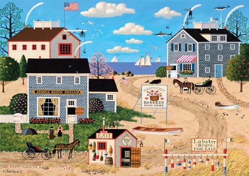 ѥ  ꥫ Buffalo Games - Charles Wysocki - Nantucket Breeze - 500 Piece Jigsaw Puzzle for Adults Challenging Puzzle Perfect for Game Nights - 500 Piece Finished Size is 21.25 x 15.00ѥ  ꥫ