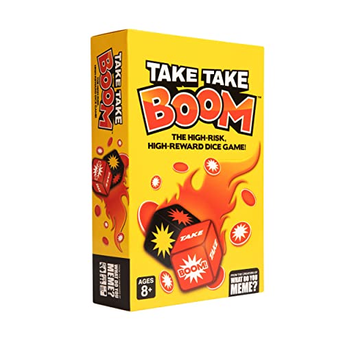 ボードゲーム 英語 アメリカ 海外ゲーム Take Take Boom: The High-Risk, High-Reward Family Dice Game by What Do You Meme for 3 playersボードゲーム 英語 アメリカ 海外ゲーム