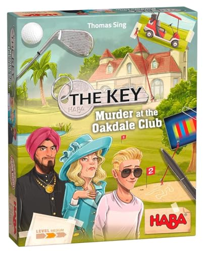 ボードゲーム 英語 アメリカ 海外ゲーム HABA 305941 The Key ? Murder at The Oakdale Club- an Investigation Game for Ages 8 + English Version (Made in Germany)ボードゲーム 英語 アメリカ 海外ゲーム
