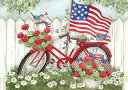 ジグソーパズル 海外製 アメリカ Buffalo Games - Susan Winget - Red, White & Bike - 300 Piece Ji...