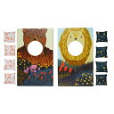 ボードゲーム 英語 アメリカ 海外ゲーム Manhattan Toy Wild Ones Indoor Outdoor Wooden 10-Piece Corn...