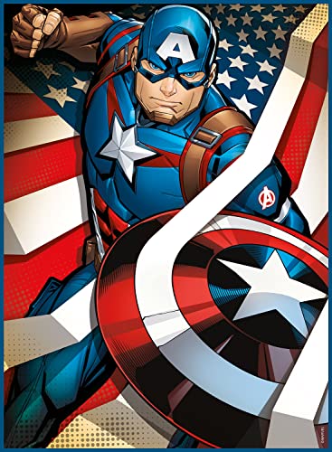 ジグソーパズル 海外製 アメリカ Buffalo Games - Marvel - The First Avenger - 100 Piece Jigsaw Puzzle for Families Challenging Puzzle Perfect for Family Time - 100 Piece Finished Size is 15.00 x 11.00ジグソーパズル 海外製 アメリカ