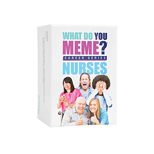 ボードゲーム 英語 アメリカ 海外ゲーム WHAT DO YOU MEME Nurses Edition - The Hilarious Party Game for Meme Loversボードゲーム 英語 アメリカ 海外ゲーム