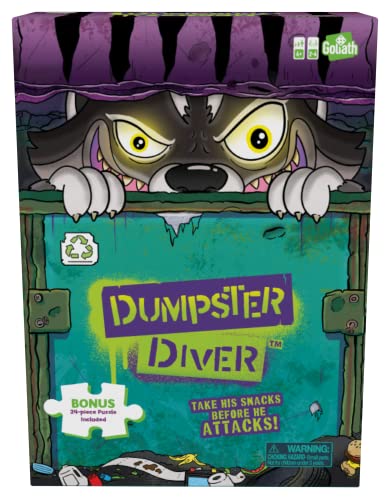 ܡɥ Ѹ ꥫ  Goliath Dumpster Diver Game w/ 24pc Puzzle - Take...