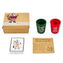 ボードゲーム 英語 アメリカ 海外ゲーム Mud Pie Christmas Card Drinking Game, Redボードゲーム 英語 アメリカ 海外ゲ...