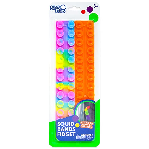 ボードゲーム 英語 アメリカ 海外ゲーム Sunny Days Entertainment Squid Pop Bands Fidget - 2 Pc Suction Cup Sensory Toy 10 Inches Long with Satisfying Pop Receive 1 Pack of 2 Colors and Styles May Varyボードゲーム 英語 アメリカ 海外ゲーム