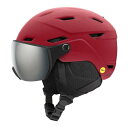 Xm[{[h EB^[X|[c COf [bpf AJf SMITH Youth Unisex Survey Jr. MIPS Snow Sport Helmet - Matte Crimson (Silver Mirror) | Youth Small-YXm[{[h EB^[X|[c COf [bpf AJf