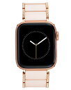 腕時計 アンクライン レディース Anne Klein Ceramic Link Fashion Bracelet for Apple Watch Secure, Adjustable, Apple Watch Replacement Band, Fits Most Wrists (42/44/45mm, Blush with Crystals),Pink,WK-1013RGBH腕時計 アンクライン レディース