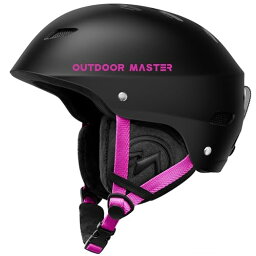 スノーボード ウィンタースポーツ 海外モデル ヨーロッパモデル アメリカモデル OutdoorMaster Kelvin Ski Helmet - Snowboard Helmet for Men, Women & Youth (Black+Pink,XL)スノーボード ウィンタースポーツ 海外モデル ヨーロッパモデル アメリカモデル