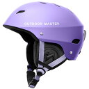 Xm[{[h EB^[X|[c COf [bpf AJf OutdoorMaster Kelvin Ski Helmet - Snowboard Helmet for Men, Women & Youth (Matte Purple,L)Xm[{[h EB^[X|[c COf [bpf AJf