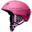 Xm[{[h EB^[X|[c COf [bpf AJf OutdoorMaster Kelvin Ski Helmet - Snowboard Helmet for Men, Women & Youth (Pink,XL)Xm[{[h EB^[X|[c COf [bpf AJf