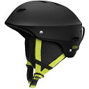 Xm[{[h EB^[X|[c COf [bpf AJf OutdoorMaster Kelvin Ski Helmet - Snowboard Helmet for Men, Women & Youth (Black+Lemon,S)Xm[{[h EB^[X|[c COf [bpf AJf