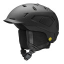 Xm[{[h EB^[X|[c COf [bpf AJf SMITH Nexus MIPS Round Contour Fit Snow Helmet in Matte Black, Size SmallXm[{[h EB^[X|[c COf [bpf AJf