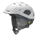 Xm[{[h EB^[X|[c COf [bpf AJf SMITH Unisex Nexus MIPS Round Contour Fit Snow Sport Helmet - Matte White/Slate | LargeXm[{[h EB^[X|[c COf [bpf AJf