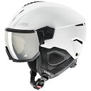 Xm[{[h EB^[X|[c COf [bpf AJf uvex Instinct Visor - Adjustable ski & Snowboard Helmet with Integrated Visor for Women & Men - WhitXm[{[h EB^[X|[c COf [bpf AJf