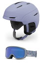 Xm[{[h EB^[X|[c COf [bpf AJf Giro Avera Combo Pack Ski Helmet - Snowboarding Helmet with Matching Goggles Matte Lilac/Grey BotaniXm[{[h EB^[X|[c COf [bpf AJf