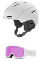 Xm[{[h EB^[X|[c COf [bpf AJf Giro Avera MIPS Combo Pack Ski Helmet - Snowboarding Helmet with Matching Goggles Matte White/White Xm[{[h EB^[X|[c COf [bpf AJf