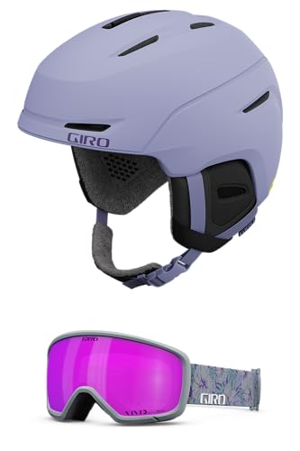 スノーボード ウィンタースポーツ 海外モデル ヨーロッパモデル アメリカモデル Giro Avera MIPS Combo Pack Ski Helmet - Snowboarding Helmet with Matching Goggles Matte Lilac/Grey Bスノーボード ウィンタースポーツ 海外モデル ヨーロッパモデル アメリカモデル