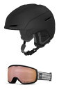 Xm[{[h EB^[X|[c COf [bpf AJf Giro Avera MIPS Combo Pack Ski Helmet - Snowboarding Helmet with Matching Goggles Matte Black/Black Xm[{[h EB^[X|[c COf [bpf AJf