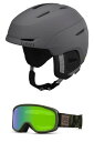 Xm[{[h EB^[X|[c COf [bpf AJf Giro Neo MIPS Asian Fit Combo Pack Ski Helmet - Snowboarding Helmet with Matching Goggles Matte CharXm[{[h EB^[X|[c COf [bpf AJf