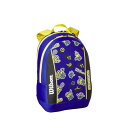 テニス バッグ ラケットバッグ バックパック WILSON Minions 3.0 Junior Tennis Backpack - Holds up to 2 Rackets, Blue/Yellowテニス バッグ ラケットバッグ バックパック