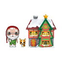 ファンコ FUNKO フィギュア 人形 アメリカ直輸入 Funko 44423 Pop! Town: Holiday - Santa’s House with ...