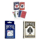 真っ黒　トランプ ボードゲーム 英語 アメリカ 海外ゲーム Bicycle Playing Cards Game Basics Bundle - 2 Decks of Bicycle Red and Blue Standard Playing Cards, 1 Deck of Bicycle Black Playing Cards, and 10 Count Bicycle Dice Packボードゲーム 英語 アメリカ 海外ゲーム