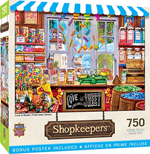 ジグソーパズル 海外製 アメリカ MasterPieces 750 Piece Jigsaw Puzzle for Adults, Family, Or Kids - Love is Sweet - 18"x24"ジグソーパズル 海外製 アメリカ