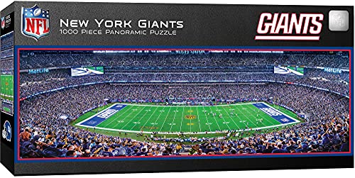 ジグソーパズル 海外製 アメリカ Master Pieces NFL New York Giants Stadium Panoramic Jigsaw Puzzle, Team Color, 1000 Pieces - 13" x 39" (91355)ジグソーパズル 海外製 アメリカ