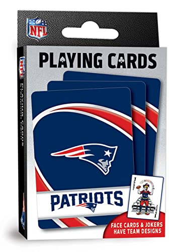 ボードゲーム 英語 アメリカ 海外ゲーム Masterpieces Family Games - NFL New England Patriots Playing Cards - Officially Licensed Playing Card Deck for Adults, Kids, and Familyボードゲーム 英語 アメリカ 海外ゲーム
