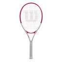 テニス ラケット 輸入 アメリカ ウィルソン Wilson WR148110U2 Hard-Style Tennis Racquet (Strung Up) Intrigue Grip Size 2, Pink x Whiteテニス ラケット 輸入 アメリカ ウィルソン