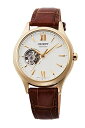 腕時計 オリエント レディース Orient RN-AG0728S Women's Automatic Watch, Mechanical, Made in Japan, Automatic, Open Heart, Dial color - white, Classic Ladies Watch腕時計 オリエント レディース