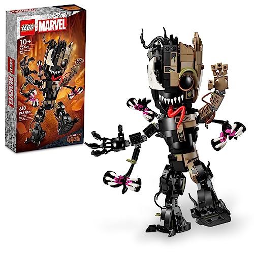 レゴ LEGO Marvel Venomized Groot 76249 Transformable Marvel Toy for Play and Display, Buildable Marvel Action Figure for Fans of the Guardians of the Galaxy Movie, Birthday Gift for 10 Year Old Kidsレゴ