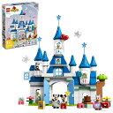 レゴ LEGO DUPLO Disney 100 3 in 1 Magic Castle 10998, Building Set for Family Play with 5 Disney Figures Including Mickey Mouse and Friends, Disney Christmas Set for Kids and Toddlers Ages 3 and Upレゴ