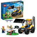 レゴ LEGO City Construction Digger 60385 Building Toy - Excavator Model Featuring Tools and Minifigures, Vehicle Building Set for Fun Creative Play, Birthday Gift Idea for Boys, Girls, and Kids Ages 5 レゴ