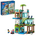 レゴ LEGO My City Apartment Building 60365 Toy Set with Connecting Three Floor Room Modules, Includes a Mobility Scooter, Bike and 6 Minifigures for Imaginative Role Play, Fun Gift Idea for Kidsレゴ