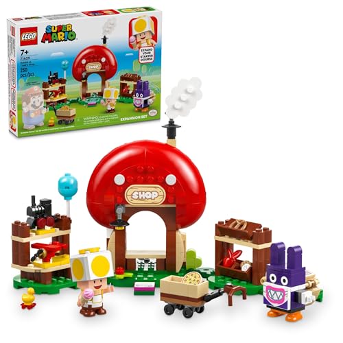 レゴ LEGO Super Mario Nabbit at Toad’s Shop Expansion Set, Build and Display Toy for Kids, Video Game Toy Gift Idea for Gamers, Boys and Girls Ages 7 and Up, 71429レゴ