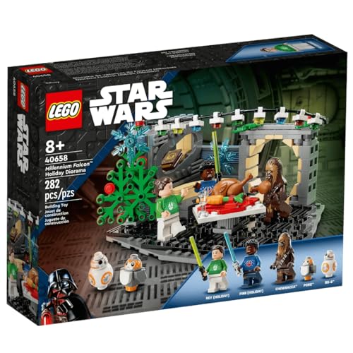 쥴 LEGO Star Wars 40658 - Millennium Falcon? Holiday Diorama쥴