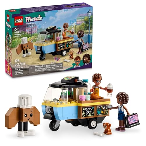 쥴 LEGO Friends Mobile Bakery Food Cart Playset, Cooking Toy for Prete...