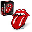 レゴ LEGO Art The Rolling Stones 31206 Logo Wall D cor Building Set for Adults, Men, Women, Husband, Wife, Music Lovers, DIY Home or Office 3D Decoration, 60th Anniversary Collectors Setレゴ