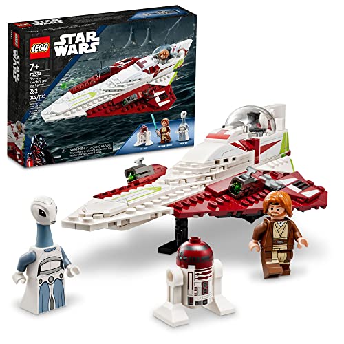 レゴ LEGO Star Wars OBI-Wan Kenobi's Jedi Starfighter 75333 Building Toy Set - Features Minifigures, Lightsaber, Clone Starship from Attack of The Clones, Great Gift for Kids, Boys, and Girls Ages 7+レゴ