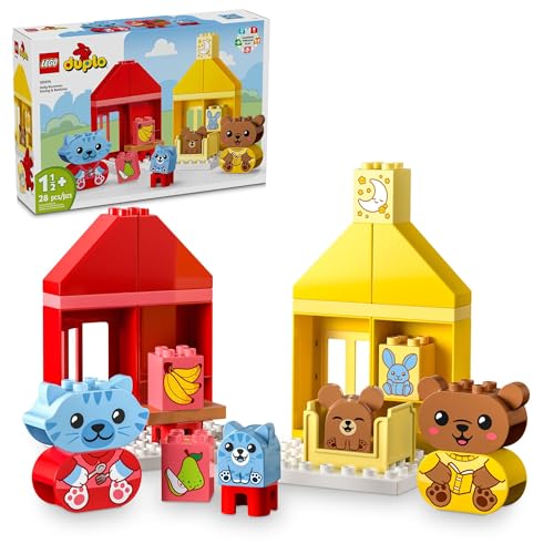 レゴ LEGO DUPLO My First Daily Routines: Eating & Bedtime Toy for Social and Emotional Roleplay, Animal Toys, Gift for Preschool Kids Ages 18 Months and Up, Helps Toddlers Explore Feelings, 10414レゴ