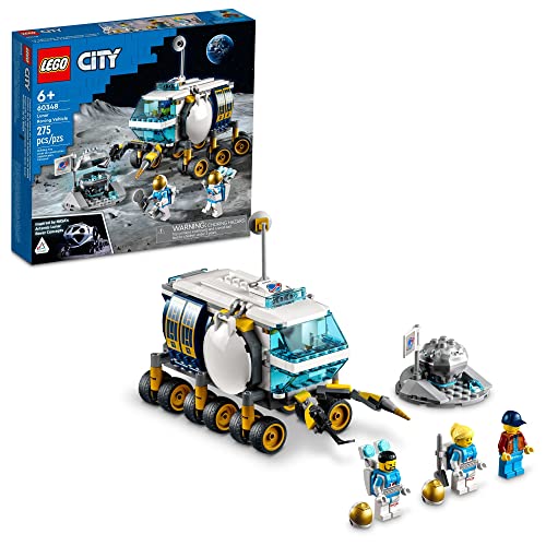 レゴ LEGO City Lunar Roving Vehicle 60348 Outer Space Toy, NASA Inspired Set for Kids 6 Plus Years Old with 3 Astronaut Minifiguresレゴ