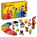 レゴ LEGO 11030 Classic Large Creative Building Set Construction Toy Set, Build a Smiley Emoji, Parrot, Flowers More, Creative Building Blocks for Children, Boys, Girls from 5 Yearsレゴ