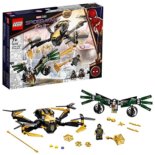 レゴ LEGO? Super Heroes Marvel Spider-Man’s Drone Duel 76195 Building Kit;Spider-Man and Vulture Drone Playsetレゴ