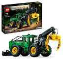 レゴ LEGO Technic Skidder John Deere 948L-II, Construction Vehicle Toy with 1492 Pneumatic Parts and Functions and 4 Wheel Drive, Model Building, Gift for Boys and Girls 42157レゴ