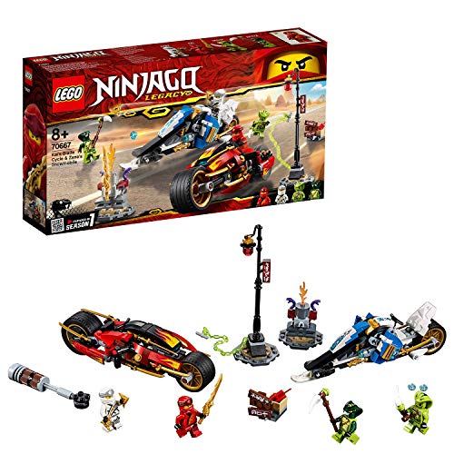 レゴ Ninjago Legacy Kai’S Blade Cycle & Zane’S Snowmobile Building Kit, Colourfulレゴ