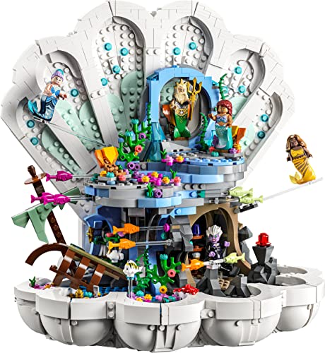 レゴ LEGO 43225 Disney The Little Mermaid Royal Seashell Buildable Model Model with Figures for Women Men Adult Giftレゴ
