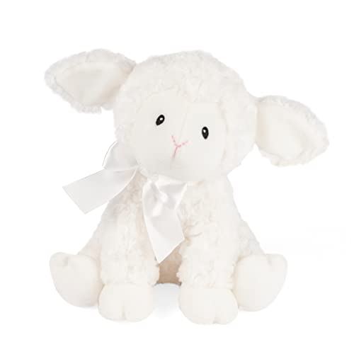 ガンド GUND ぬいぐるみ リアル お世話 GUND Baby Lena Lamb Keywind Musical Plush, Plays Brahms’ Lullaby, Stuffed Animal Sensory Toy for Babies 10 Months Up, White, 10”ガンド GUND ぬいぐるみ リアル お世話